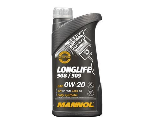 Mannol автомобільне моторне масло 0w20 longlife 508/509 1 літр (7722) (синтетичне)