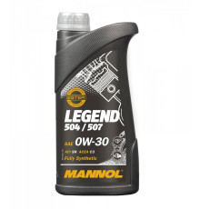 Mannol автомобільне моторне масло 0w30 legend 504/507 1 літр (7730) (синтетика)