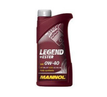 Mannol автомобільне моторне масло 0w40 legend+ester 1 літр (7901) (синтетичне)