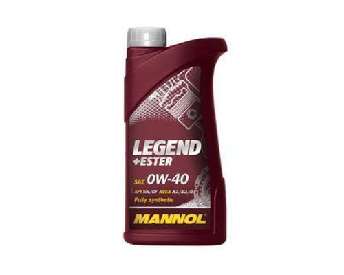 Mannol автомобільне моторне масло 0w40 legend+ester 1 літр (7901) (синтетичне)