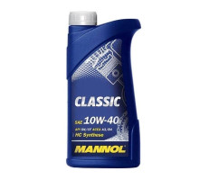 Mannol автомобільне моторне масло 10w40 classic sn/ch-4 1 літр (7501) (напівсинтетика)