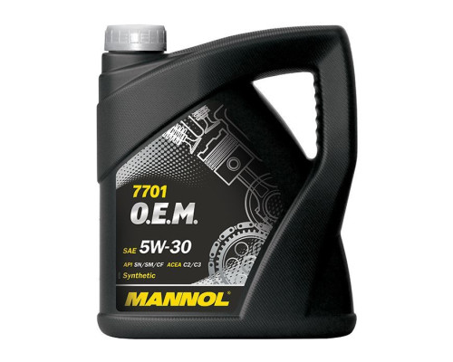 Mannol автомобільне моторне масло 5w30 energy formula op 4 літри (7701) (синтетичне)