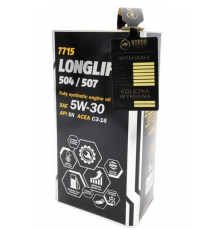 Mannol автомобільне моторне масло 5w30 longlife 504/507 oem для vw, au 1 літр (7715) (синтетичне)