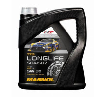 Mannol автомобільне моторне масло 5w30 longlife 504/507 oem для vw, au 4 літри (7715) (синтетичне)