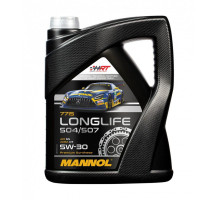 Mannol автомобільне моторне масло 5w30 longlife 504/507 oem для vw, au 5 літрів (7715) (синтетичне)