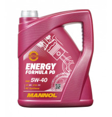 Mannol автомобільне моторне масло 5w40 energy formula pd 5 літрів (7913) (синтетика)