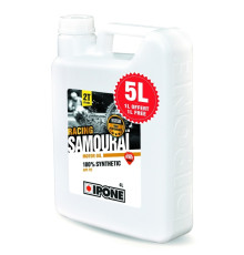 Ipone samourai racing 2t суміш олії 100 PROCENT синтетична 5л ефір полуниця -  4+1 (akc) (4)