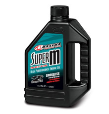 Maxima new product 2t масло для суміші для дозаторів напівсинтетика super m бездимний інжектор 1 літр (12) (akc)