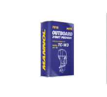Mannol oil for 2t outboard premium mixture api tc 1l metal can (7818) (12)