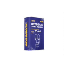 Mannol oil for 2t outboard premium mixture api tc 1l metal can (7818) (12)