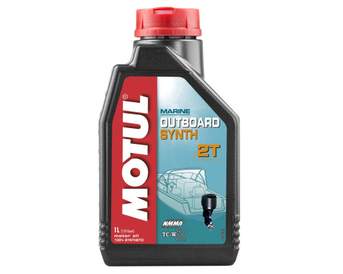 Motul outboard engine oil synth 2t 1l 100 PROCENT syntethic (підвісні бордові двигуни)