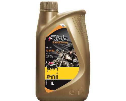 Agip (eni) i-ride moto 10w40 напів синтетична моторна олива (1л)