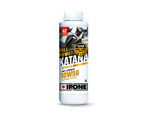 Ipone full power katana 10w50 моторна масла 100 PROCENT синтетичне 1л (ester, ma2) (akc) (15)