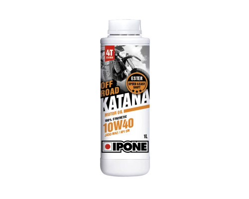 Ipone katana off road 10w40 моторна масла 100 PROCENT синтетичне 1л (ester, ma2) (akc) (15)
