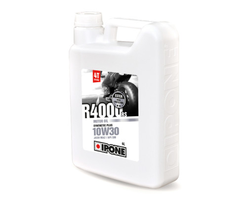 Ipone r4000 rs 10w30 напівсинтетична моторна мастила 4l (ester, ma2) (akc) (6)