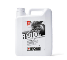 Ipone r4000 rs 20w50 напівсинтетична моторна мастила 4l (ester, ma2) (akc) (6)