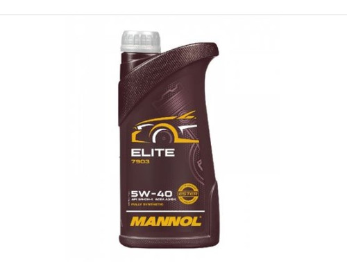 Mannol engine oil 4t elite 5w40 1l (api sn/ch-4, jaso ma2) semisynthetic (7903) (20) (960)