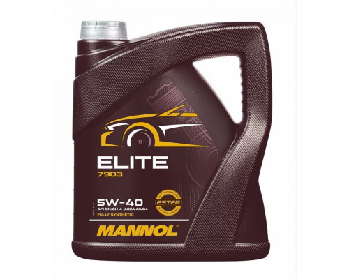 Mannol engine oil 4t elite 5w40 4l (api sn/ch-4, jaso ma2) semisynthetic (7903) (4)