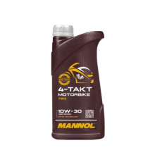 Mannol motor oil 4t motorbike 10w30 1l synthetic ester technology (jaso ma/ma2) (7813) (20)