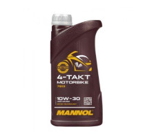 Mannol motor oil 4t motorbike 10w30 1l synthetic ester technology (jaso ma/ma2) (7813) (20)