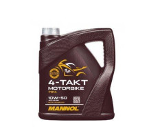 Mannol motor oil 4t motorbike 10w50 4l synthetic ester technology (jaso ma/ma2) (7814) (20)