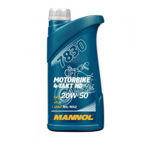 Mannol motor oil 4t motorbike hd 20w50 1l v-twin ma2 semi-synthetic (jaso ma/ma2, api sl) (7830) (20)