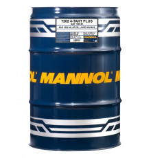 Mannol engine oil 4t plus 10w40 (api sl, jaso ma/ma2) semi-synthetic (7202) 60l бочка бочка