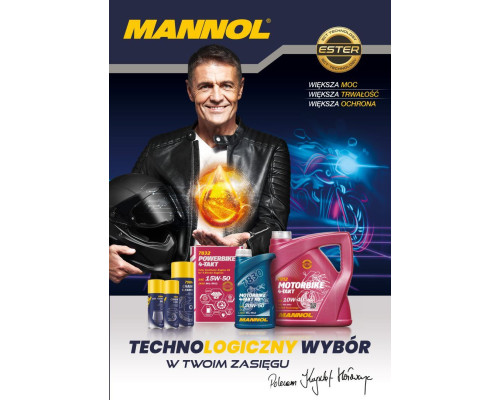 Mannol engine oil 4t plus 10w40 (api sl, jaso ma/ma2) semi-synthetic (7202) 60l бочка бочка