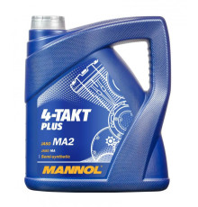 Mannol engine oil 4t plus 10w40 4l (api sl, jaso ma/ma2) semi-synthetic (7202) (4)