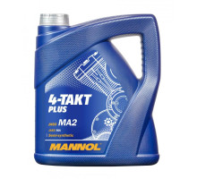 Mannol engine oil 4t plus 10w40 4l (api sl, jaso ma/ma2) semi-synthetic (7202) (4)