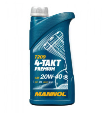 Mannol моторне масло 4t premium 20w40 1l ma2 (7209) (20)