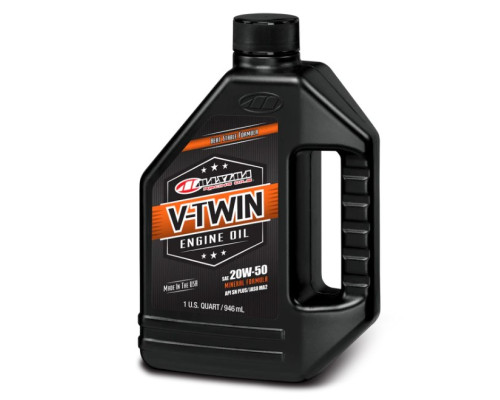 Новинка maxima минеральне моторне масло v-twin mineral 20w50 1 літр (12) (akc)