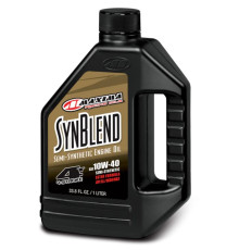 Новий продукт maxima semi-sinthetic engine oil syn blend ester 10w40 1 літр (12) (akc)