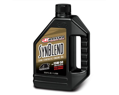 Новий продукт maxima semi-sinthetic engine oil syn blend ester 15w50 1 літр (12) (akc)