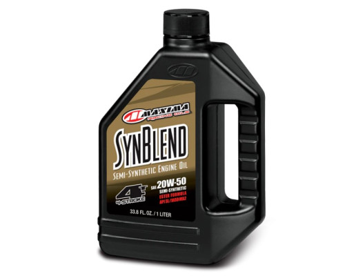 Новий продукт maxima semi-sinthetic engine oil syn blend ester 20w50 1 літр (12) (akc)