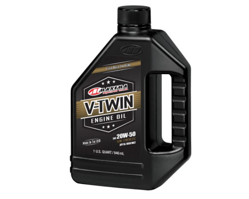 Новий продукт maxima semi-synthetic motor oil v-twin synthetic blend 20w50 1 літр (12) (akc)
