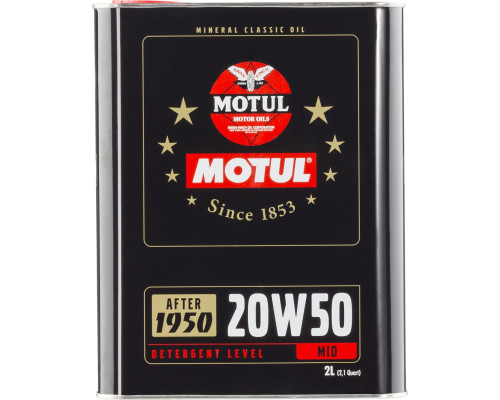 Motul classic motor oil 20w50 2l (під замовлення)