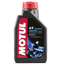 Motul engine oil 3000 4t 10w40 1л (мінеральне)
