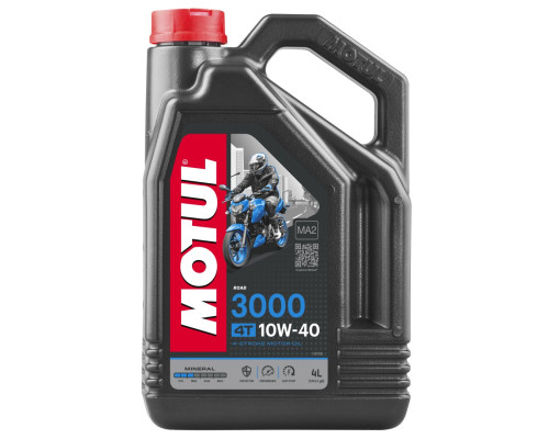 Motul engine oil 3000 4t 10w40 4л (мінеральне)