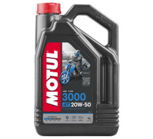 Motul engine oil 3000 4t 20w50 4л (мінеральне)
