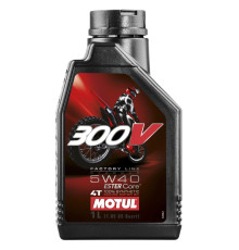 Motul engine oil 300v 4t fl off road 5w40 1л (синтетика)