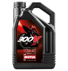 Motul engine oil 300v 4t fl road racing 10w40 4l (синтетичне)