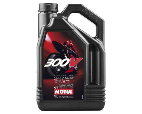 Motul engine oil 300v 4t fl road racing 15w50 4l (синтетичне)