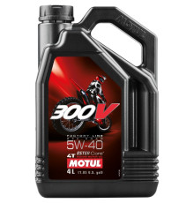 Motul engine oil 300v 4t fl road racing 5w40 4l (синтетичне)