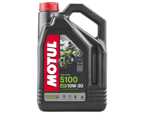 Motul engine oil 5100 4t ester 10w30 4л