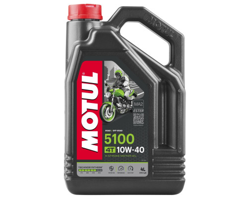 Motul engine oil 5100 4t ester 10w40 4л