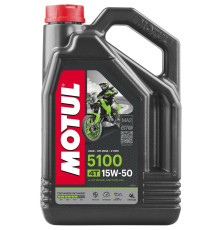 Motul engine oil 5100 4t ester 15w50 4л