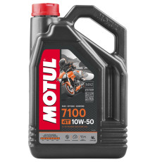 Motul engine oil 7100 4t 10w50 4л синтетичне