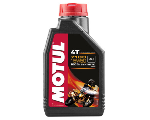 Motul engine oil 7100 4t 15w50 1л синтетичне