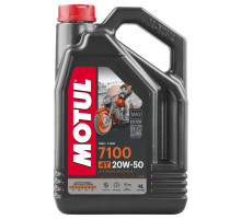 Motul engine oil 7100 4t 20w50 4l (синтетичне)